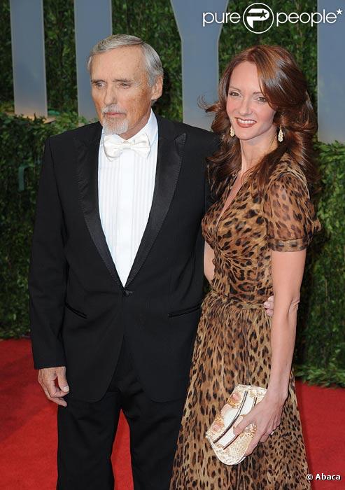  
Dennis Hopper et sa femme Victoria en février 2009 