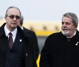 Le président Lula à son arrivée à Copenhague  