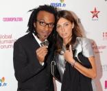 Manu Katché et sa femme Laurence à la présentation du tube 