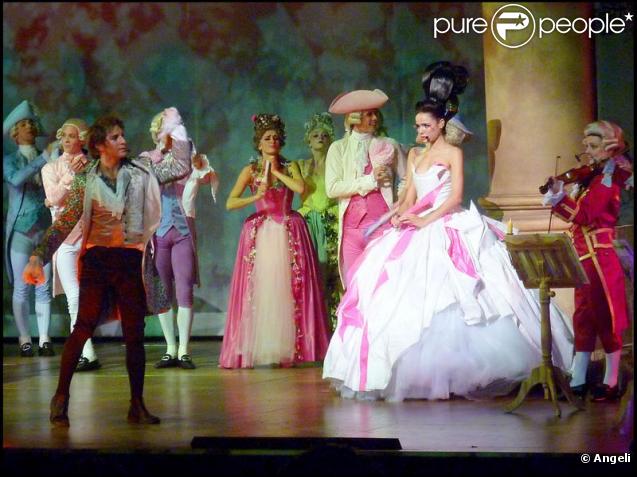 Mélissa Mars dans la comédie musicale Mozart, l'Opéra rock.