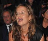 Jade Jagger au défilé Lanvin lors de la Fashion Week parisienne le 2 octobre 2009 à la Halle Freyssinet