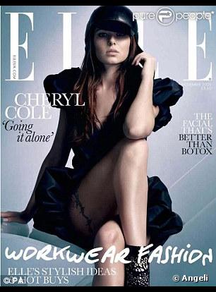 Cheryl Cole en couverture du magazine  Elle 