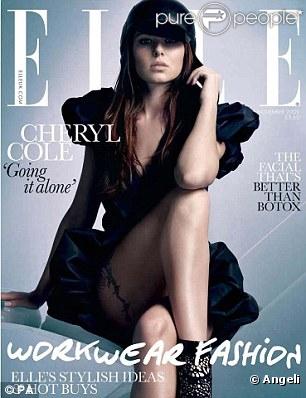 Cheryl Cole en couverture du magazine  Elle 