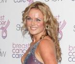 Geri Halliwell lors d'un défilé pour la lutte contre le cancer du sein à Londres le 7 octobre 2009