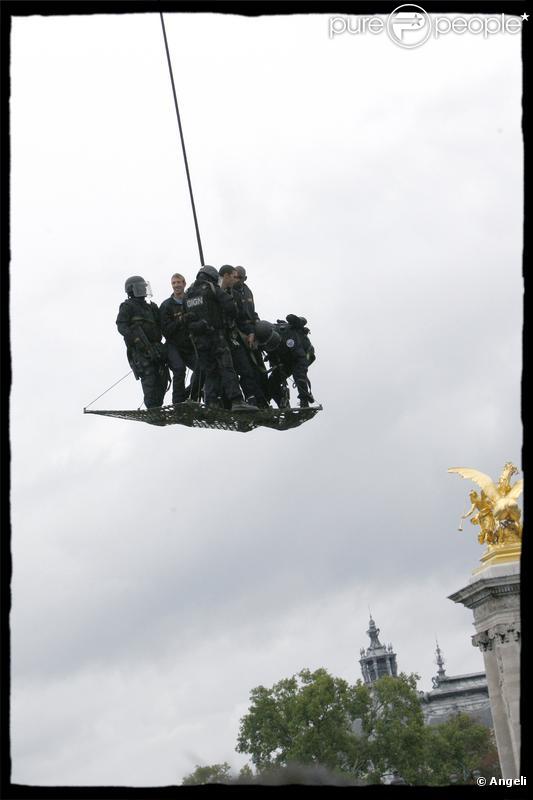 Alain Bernard a été l'objet d'une prise d'otage fictive, le 11 octobre, à Paris.