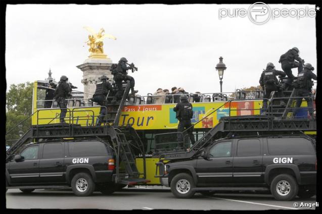 Alain Bernard a été l'objet d'une prise d'otage fictive, le 11 octobre, à Paris.