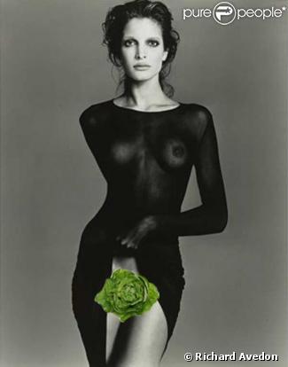 Le fameux cliché de Stephanie Seymour s'est vendu 31 730 euros, vendredi 8 octobre à New York. 