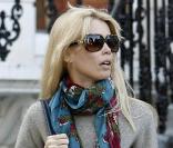 Claudia Schiffer à Londres, le 12 octobre 2009