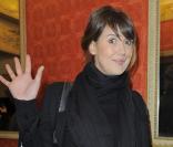 Serena Reinaldi lors du spectacle au théâtre Déjazet de Gregory Charles à Paris le 12 octobre 2009