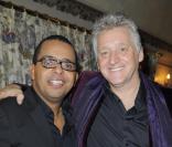 Gregory Pascal et Gilbert Rozon lors du spectacle au théâtre Déjazet à Paris le 12 octobre 2009