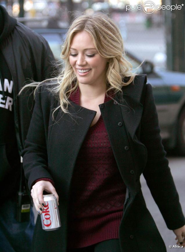 Hilary Duff sur le tournage de la saison trois de Gossip Girl !