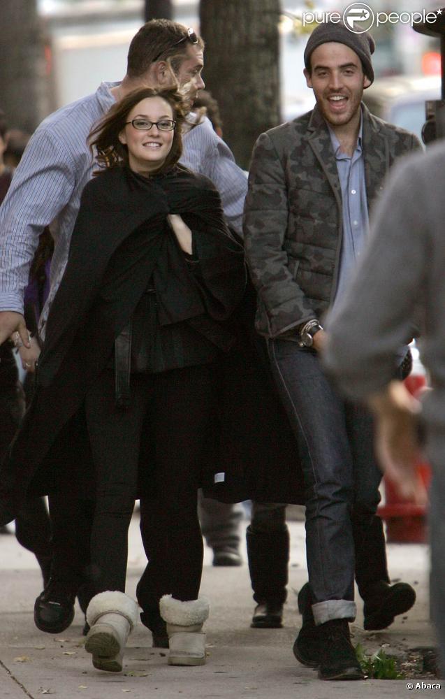  Leighton Meester sur le tournage de la saison trois de Gossip Girl ! 