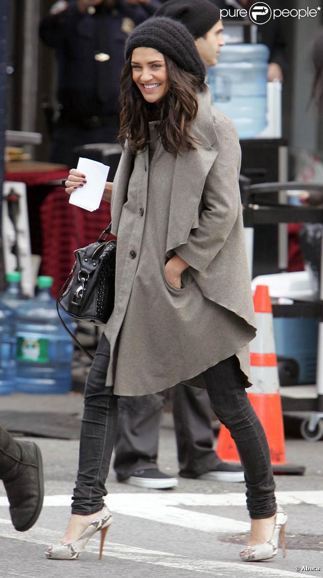 Jessica Szohr sur le tournage de la saison trois de Gossip Girl !