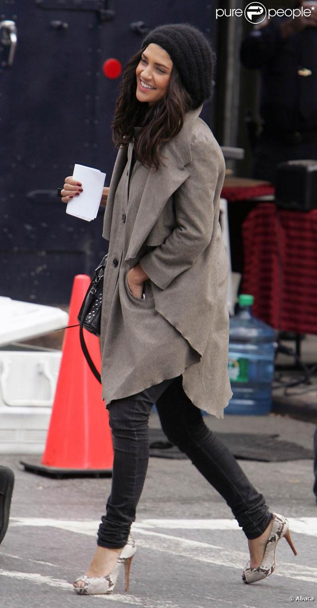 Jessica Szohr sur le tournage de la saison trois de Gossip Girl !