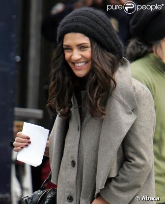 Jessica Szohr sur le tournage de la saison trois de Gossip Girl !