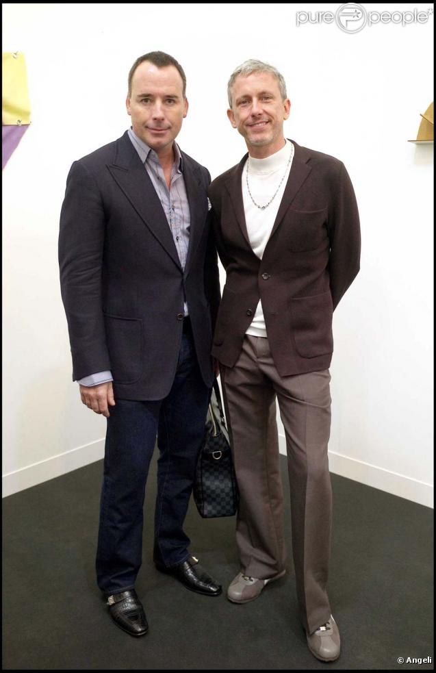 David Furnish et Patrick Cox à la soirée Frieze Art Fair, le 14 octobre à Londres ! 