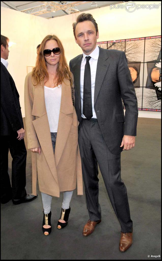 Stella McCartney et son mari  à la soirée Frieze Art Fair, le 14 octobre à Londres !