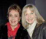 Pascale Roberts et Marie-Christine Adam lors du show pour les quarante ans de carrière de Nicoletta à L'Alhambra à Paris le 15 octobre 2009