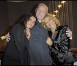 Nathalie Cardone, William Sheller et Nicoletta lors du show pour les quarante ans de carrière de Nicoletta à L'Alhambra à Paris le 15 octobre 2009