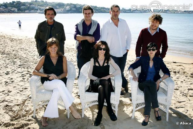 Anne Parillaud présidente et les membres du jury du Festival de Saint-Jean-de-Luz octobre 2009