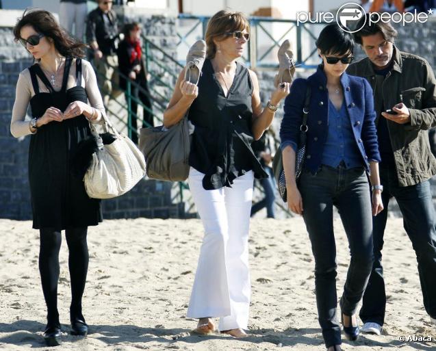 Anne Parillaud présidente et les membres du jury du Festival de Saint-Jean-de-Luz octobre 2009