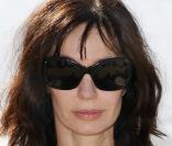 Anne Parillaud sur la plage de St Jean-de-Luz Octobre 2009