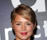Virginie Efira à la présentation du film Le Siffleur avec  Philippe Lefebvre au 3 eme Festival du film international au Luxembourg, le 15 octobre 2009.  