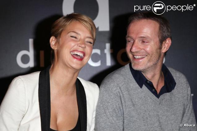 Virginie Efira à la présentation du film Le Siffleur avec  Philippe Lefebvre au 3 eme Festival du film international au Luxembourg, le 15 octobre 2009.  