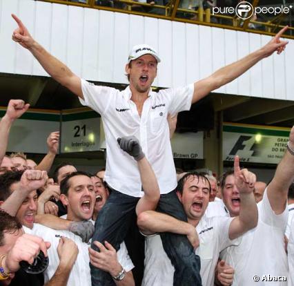 Jenson Button est devenu, le 18 octobre 2009, champion du monde de F1