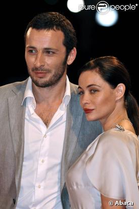 Emmanuelle Béart et son mari Michaël Cohen (photo : à la Mostra 2008) ont assisté au mariage de Geneviève Guillery, à Thuin