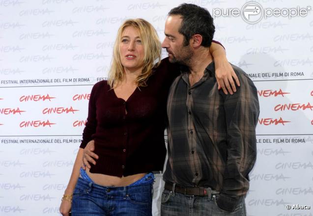 Valeria Bruni-Tedeschi et Cédric Kahn, à l'occasion du photocall du film  Les Regrets , dans le cadre du 4e Festival International du Film de Rome, le 19 octobre 2009 ! 