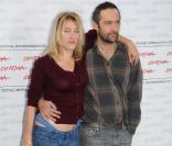 Valeria Bruni-Tedeschi et le réalisateur Cédric Kahn, à l'occasion du photocall du film  Les Regrets , dans le cadre du 4e Festival International du Film de Rome, le 19 octobre 2009 ! 