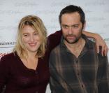 Valeria Bruni-Tedeschi et le cinéaste Cédric Kahn, à l'occasion du photocall du film  Les Regrets , dans le cadre du 4e Festival International du Film de Rome, le 19 octobre 2009 ! 
