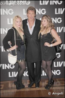 David Hasselhoff et ses filles Hayley et Taylor