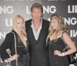 David Hasselhoff et ses filles Hayley et Taylor 