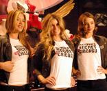 Doutzen Kroes, Marisa Miller et Miranda Kerr au lancement d'une nouvelle boutique Victoria's Secret, à Chicago. 21/10/09