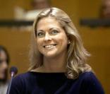 Silvia et Madeleine de Suède au siège de l'ONU à New York pour assister à la conférence sur les 