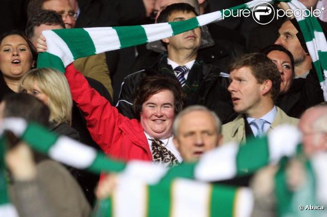 Susan Boyle en supporter déchaînée !