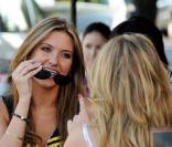 Audrina Patridge et Lo Bosworth sur le tournage de The Hills le 22 octobre 2009 à Los Angeles