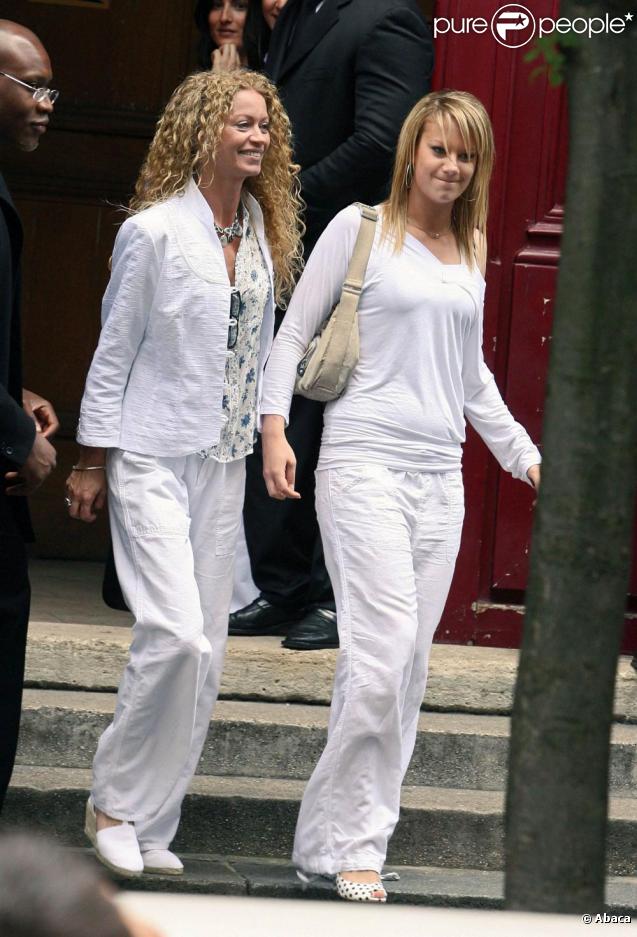 Raphaëlle Ricci et sa fille Alexane 