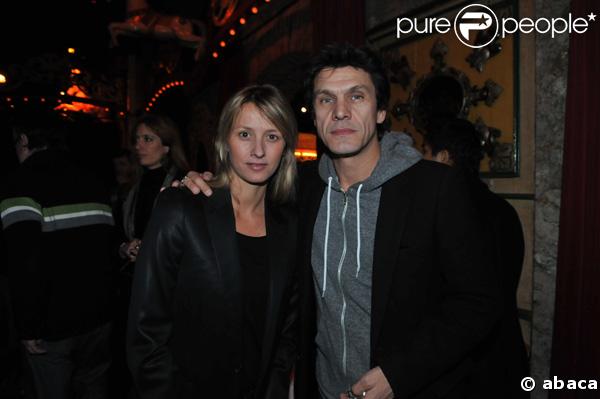 Marc Lavoine et sa femme Sarah 