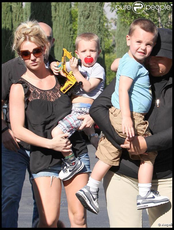 Britney Spears et ses enfants Jayden James et Sean Preston