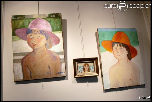 Exposition Inclusions et Portraits, de Michèle Morgan. 13/10/09