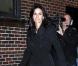 Courteney Cox arrive au David Letterman Show, à New York. 27/10/09