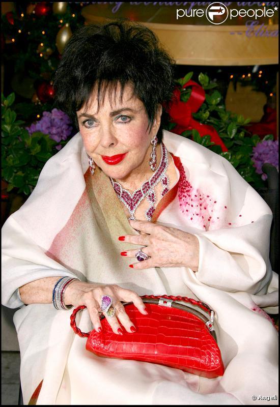 L'actrice américaine Liz Taylor 