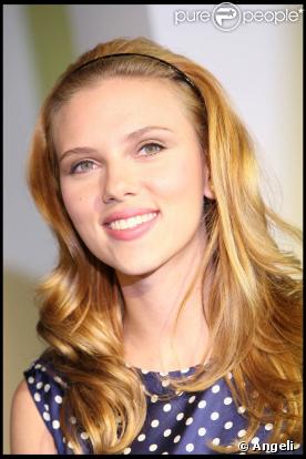 La ravissante comédienne américaine Scarlett Johansson.