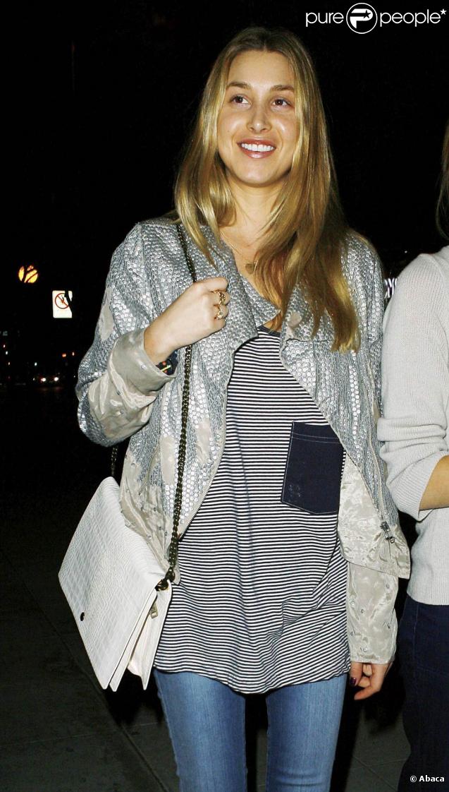 Whitney port dans un salon d'esthétique à Los Angeles, le 30 octobre 2009