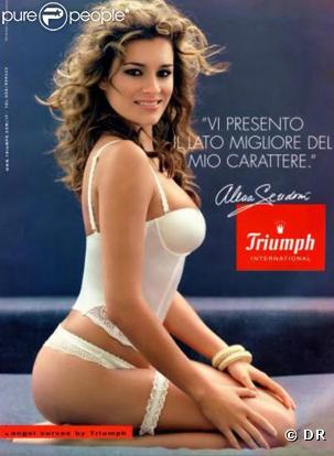 La nouvelle campagne Triumph avec Alena Seredova !