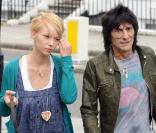 Ronnie Wood et Ekaterina Ivanova, le 21 avril 2009 à Londres.