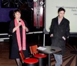 Henriette Zougheb et Yvan Attal, à l'occasion de l'avant-première du film promotionnel  Toi, moi et Paris , qui s'est déroulée au Grand Rex à Paris, le 5 novembre 2009.